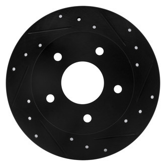 DFC® - Premium Drilled and Slotted Rear Passenger Side Brake Rotor