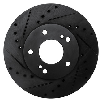 DFC® - Premium Drilled and Slotted Front Driver Side Brake Rotor