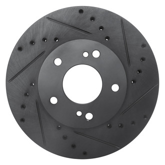 DFC® - Premium Drilled and Slotted Front Passenger Side Brake Rotor