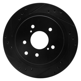 DFC® - Premium Drilled and Slotted Rear Driver Side Brake Rotor