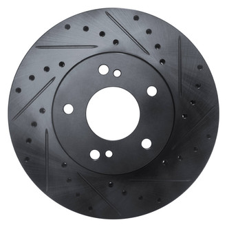 DFC® - Premium Drilled and Slotted Front Passenger Side Brake Rotor