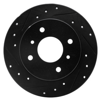 DFC® - Premium Drilled and Slotted Rear Driver Side Brake Rotor