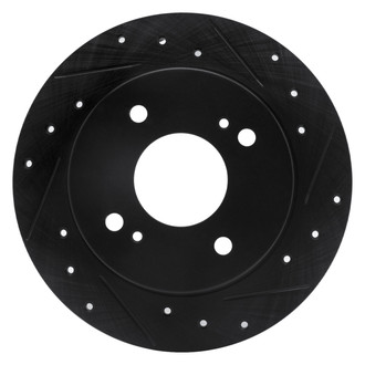 DFC® - Premium Drilled and Slotted Rear Passenger Side Brake Rotor