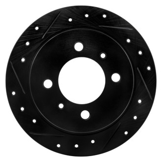DFC® - Premium Drilled and Slotted Rear Driver Side Brake Rotor