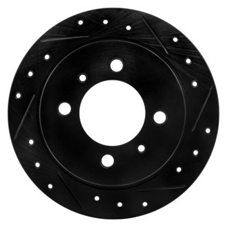 DFC® - Premium Drilled and Slotted Rear Passenger Side Brake Rotor
