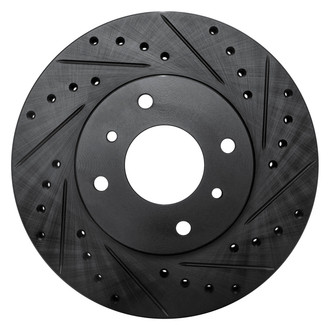 DFC® - Premium Drilled and Slotted Front Passenger Side Brake Rotor