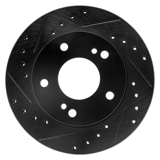 DFC® - Premium Drilled and Slotted Front Driver Side Brake Rotor