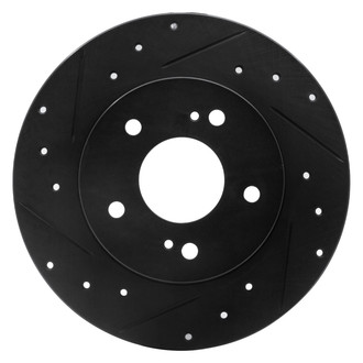 DFC® - Premium Drilled and Slotted Rear Driver Side Brake Rotor