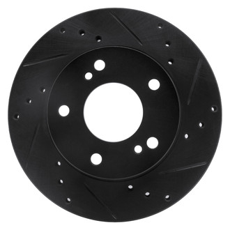 DFC® - Premium Drilled and Slotted Front Passenger Side Brake Rotor