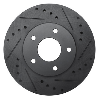 DFC® - Premium Drilled and Slotted Front Passenger Side Brake Rotor