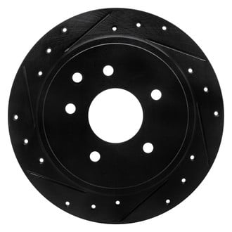 DFC® - Premium Drilled and Slotted Rear Driver Side Brake Rotor