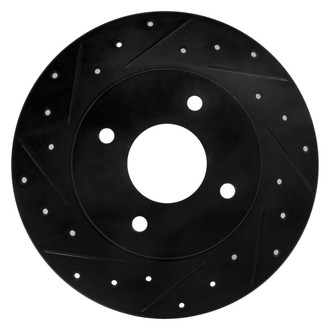 DFC® - Premium Drilled and Slotted Rear Driver Side Brake Rotor