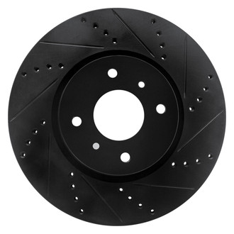 DFC® - Premium Drilled and Slotted Front Passenger Side Brake Rotor