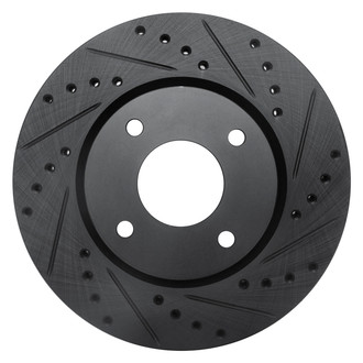DFC® - Premium Drilled and Slotted Front Passenger Side Brake Rotor