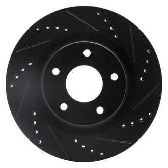 DFC® - Premium Drilled and Slotted Front Passenger Side Brake Rotor