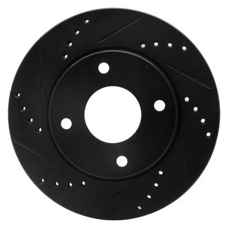DFC® - Premium Drilled and Slotted Front Driver Side Brake Rotor
