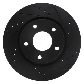 DFC® - Premium Drilled and Slotted Front Passenger Side Brake Rotor