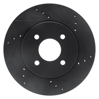 DFC® - Premium Drilled and Slotted Front Passenger Side Brake Rotor