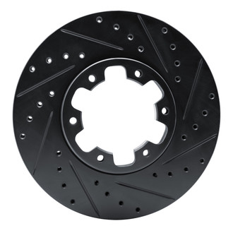 DFC® - Premium Drilled and Slotted Front Passenger Side Brake Rotor