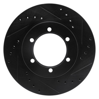 DFC® - Premium Drilled and Slotted Front Passenger Side Brake Rotor