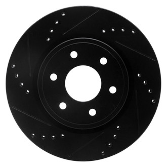 DFC® - Premium Drilled and Slotted Front Driver Side Brake Rotor