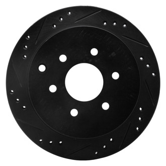 DFC® - Premium Drilled and Slotted Rear Driver Side Brake Rotor