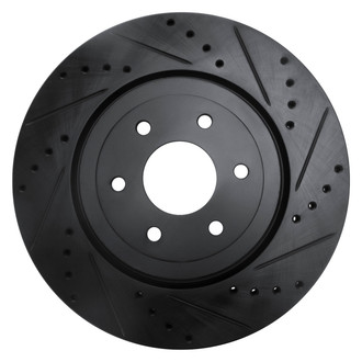 DFC® - Premium Drilled and Slotted Front Passenger Side Brake Rotor