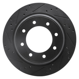 DFC® - Premium Drilled and Slotted Rear Driver Side Brake Rotor