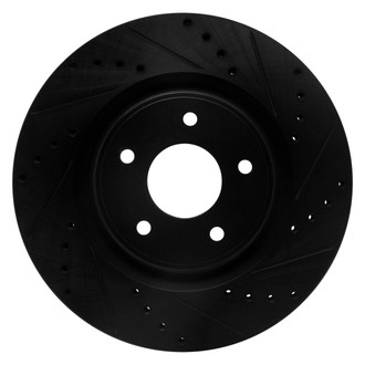 DFC® - Premium Drilled and Slotted Front Passenger Side Brake Rotor