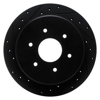 DFC® - Premium Drilled and Slotted Rear Driver Side Brake Rotor