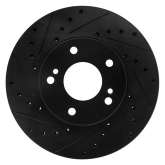 DFC® - Premium Drilled and Slotted Front Driver Side Brake Rotor