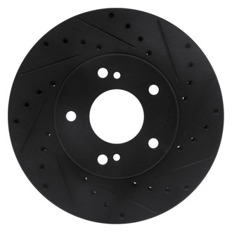 DFC® - Premium Drilled and Slotted Front Passenger Side Brake Rotor