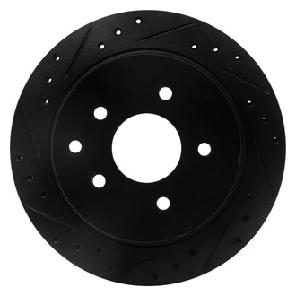 DFC® - Premium Drilled and Slotted Rear Driver Side Brake Rotor