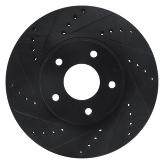 DFC® - Premium Drilled and Slotted Front Driver Side Brake Rotor