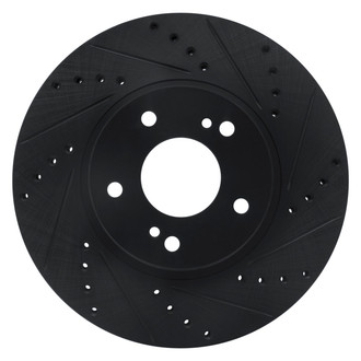 DFC® - Premium Drilled and Slotted Front Passenger Side Brake Rotor
