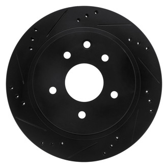 DFC® - Premium Drilled and Slotted Rear Driver Side Brake Rotor