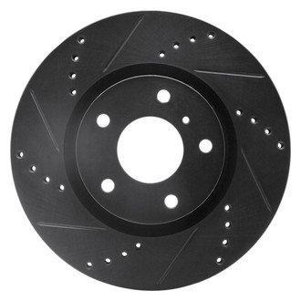 DFC® - Premium Drilled and Slotted Front Driver Side Brake Rotor