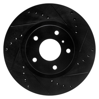 DFC® - Premium Drilled and Slotted Front Passenger Side Brake Rotor