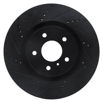 DFC® - Premium Drilled and Slotted Front Driver Side Brake Rotor