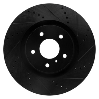 DFC® - Premium Drilled and Slotted Front Passenger Side Brake Rotor