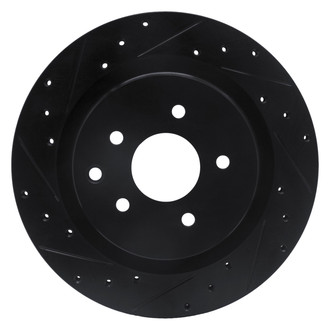 DFC® - Premium Drilled and Slotted Rear Driver Side Brake Rotor