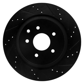 DFC® - Premium Drilled and Slotted Rear Passenger Side Brake Rotor