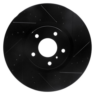DFC® - Premium Drilled and Slotted Front Passenger Side Brake Rotor