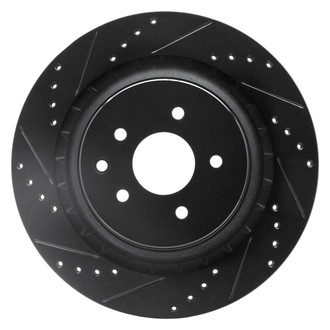 DFC® - Premium Drilled and Slotted Rear Driver Side Brake Rotor