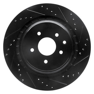 DFC® - Premium Drilled and Slotted Rear Passenger Side Brake Rotor