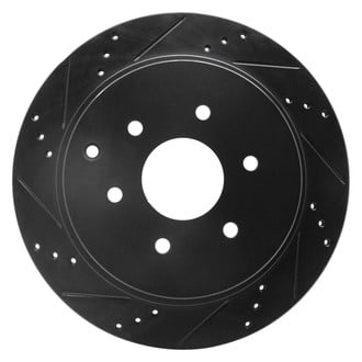 DFC® - Premium Drilled and Slotted Rear Driver Side Brake Rotor