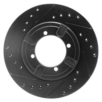 DFC® - Premium Drilled and Slotted Front Driver Side Brake Rotor