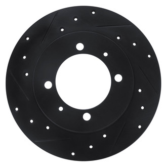 DFC® - Premium Drilled and Slotted Rear Driver Side Brake Rotor
