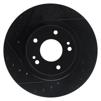 DFC® - Premium Drilled and Slotted Front Driver Side Brake Rotor