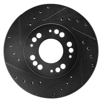 DFC® - Premium Drilled and Slotted Front Driver Side Brake Rotor